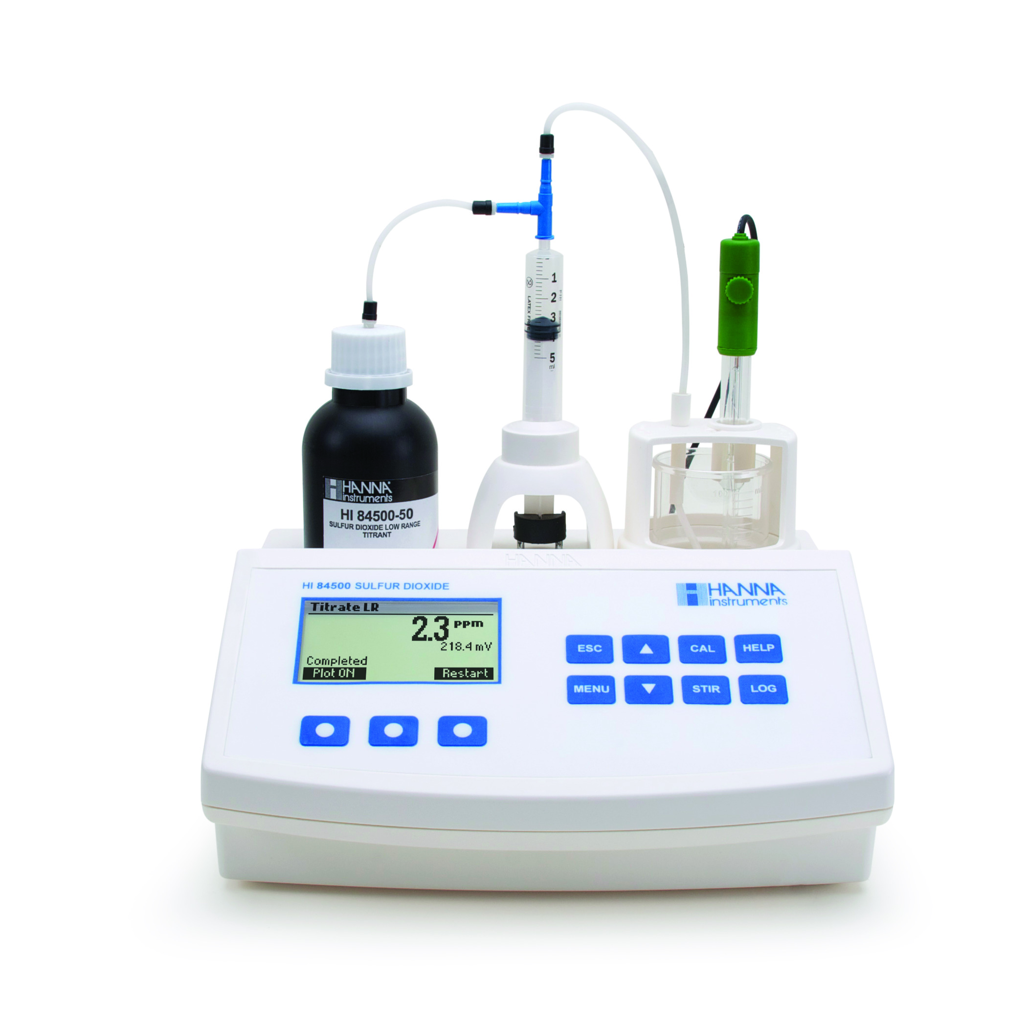 Mini titrateur au dioxyde de soufre pour vin HI84500-02