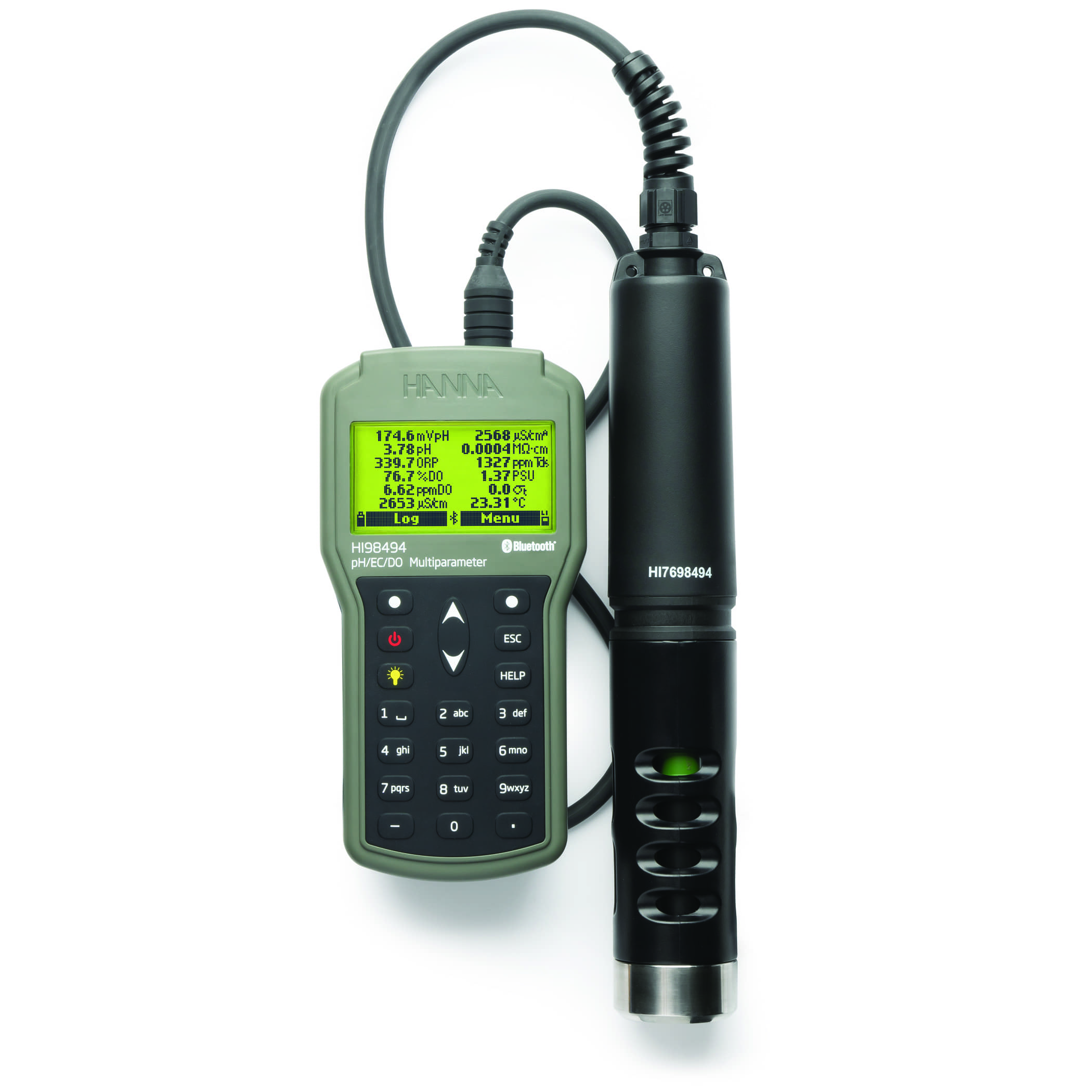 PH-mètre / EC / OD portable avec Bluetooth - HI98494