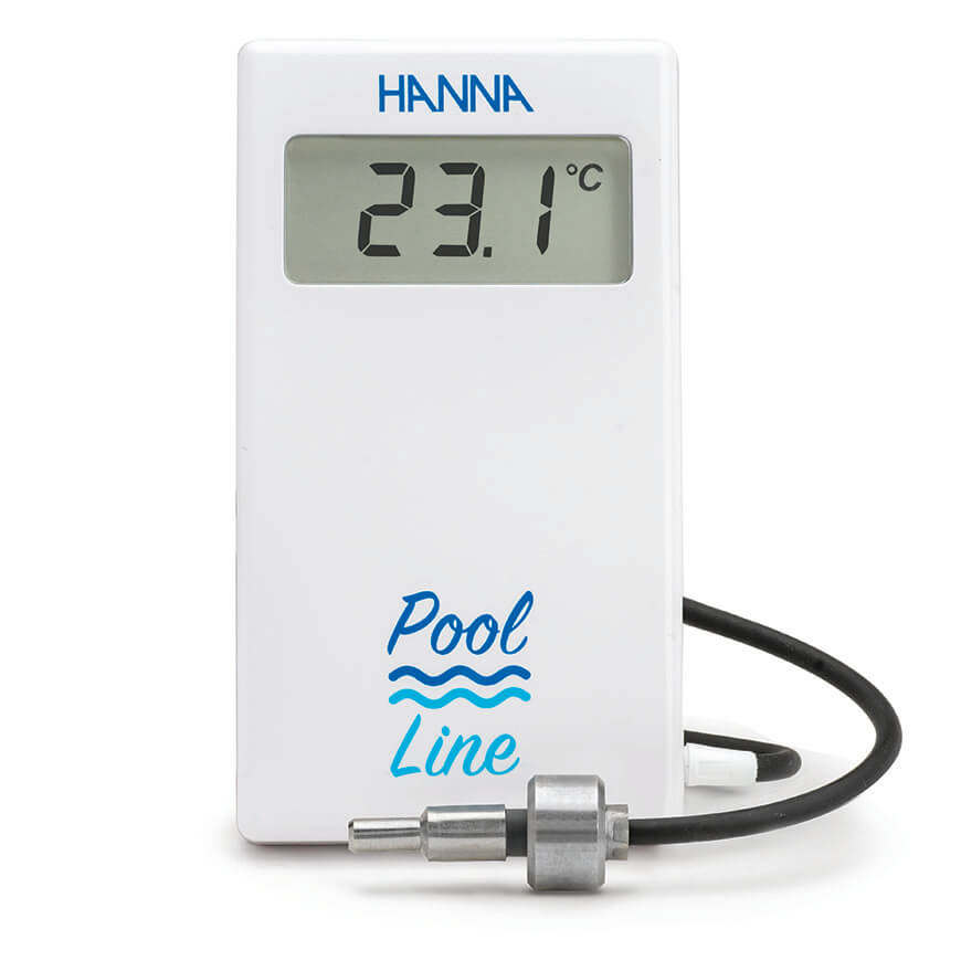 Thermomètre numérique avec sonde pondérée en acier inoxydable fixée à un câble en silicone de 3 m (9,9 pi) - HI985394
