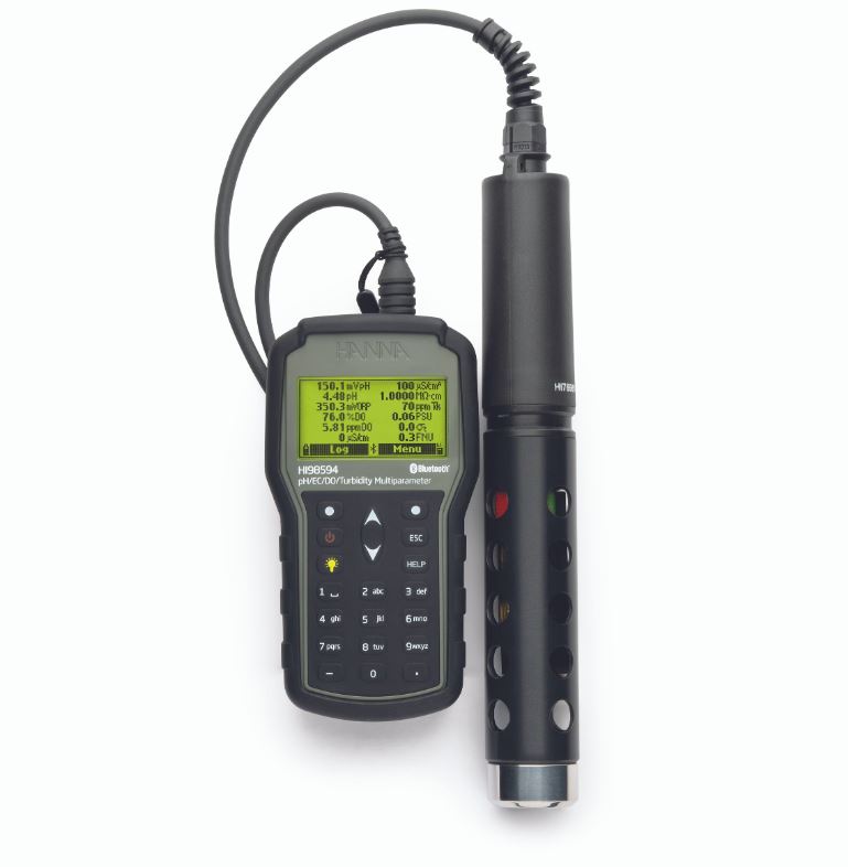 Appareil portable multiparamètre pour pH/EC/Turbidité/OPDO® avec Bluetooth® - HI98594